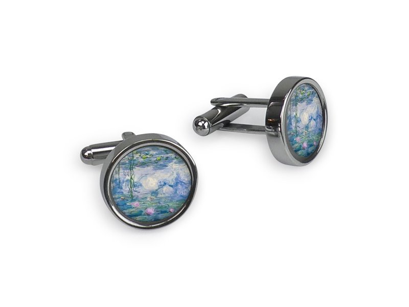 Jewellery Cufflinks W, RND, Monet, Water Lilies