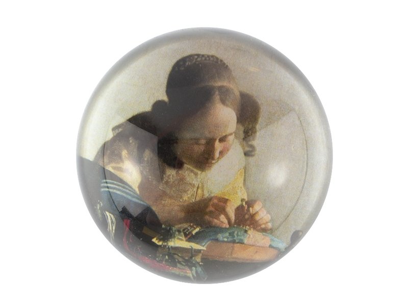 Glass Dome, Vermeer, The Lacemaker