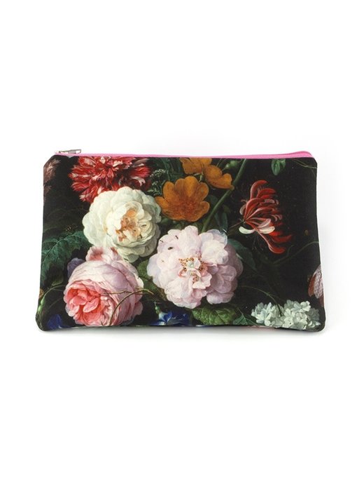 Pouch,  De Heem, Vase with Flowers