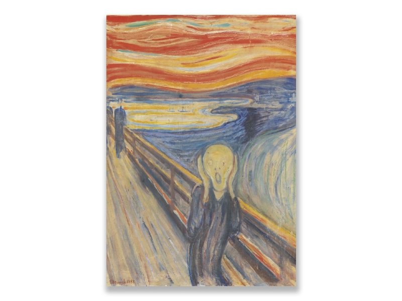 Cartes postales ART, Munch, Le cri