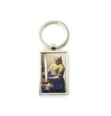 Porte-clés RT, métal argenté, Laitière Vermeer