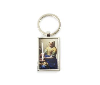 Schlüsselbund RT, silberfarbenes Metall, Milchmädchen Vermeer