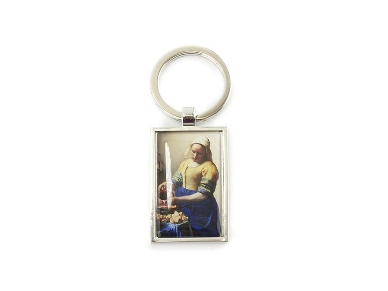 Keyring W, Metal silver, RT, Milkmaid Vermeer