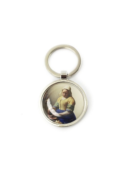 Keyring W, Metal silver, RD, Milkmaid Vermeer