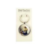 Keyring W, Metal silver, RD, Milkmaid Vermeer