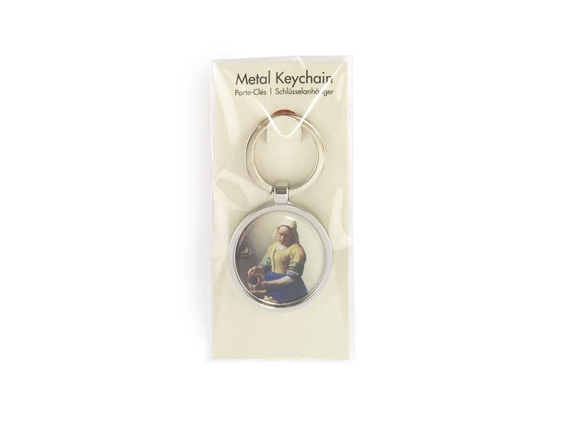 Keyring W, Metal silver, RD, Milkmaid Vermeer