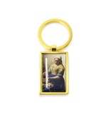 Keyring W, Metal gold, RT, Milkmaid Vermeer