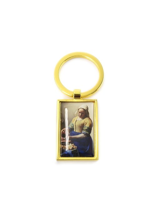 Keyring, Metal gold, RT, Milkmaid Vermeer