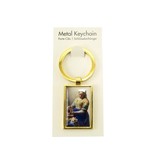 Keyring W, Metal gold, RT, Milkmaid Vermeer