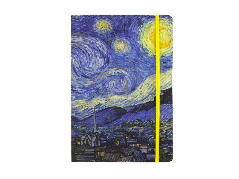Carnet à couverture souple, A5, Van Gogh, nuit étoilée