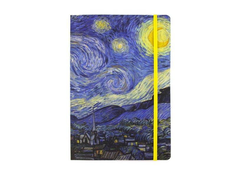 Softcover notitieboekje, A5, Van Gogh, Sterrennacht