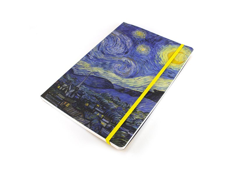 Carnet à couverture souple, A5, Van Gogh, nuit étoilée