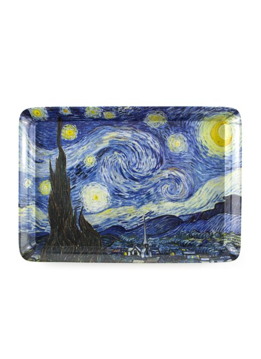 Serving Tray Mini , 21 x 14 cm, Van Gogh,  Starry Night