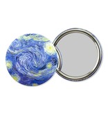 Miroir de poche, Ø 80 mm, Van Gogh, Starry Night