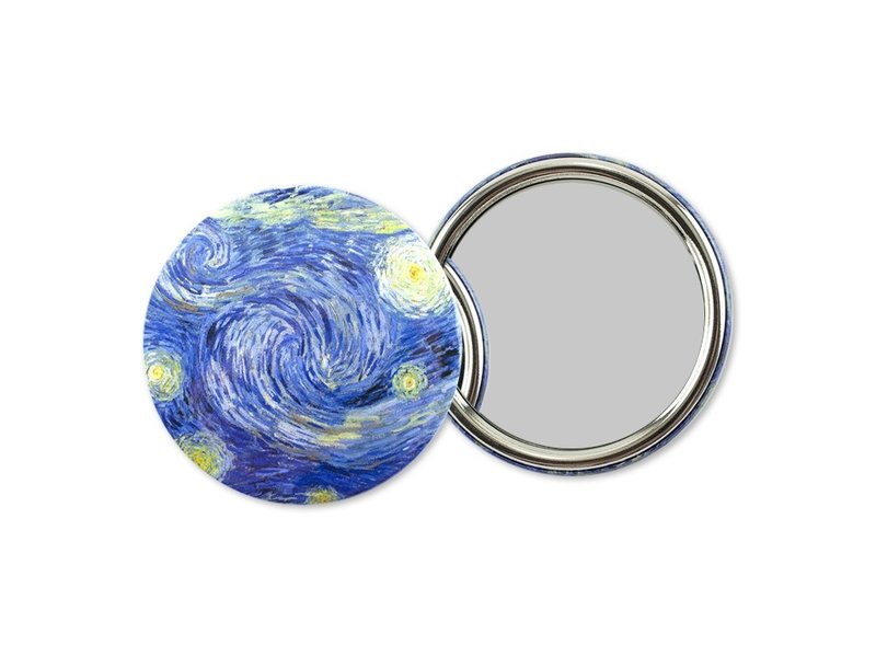 Miroir de poche, Ø 80 mm, Van Gogh, Starry Night