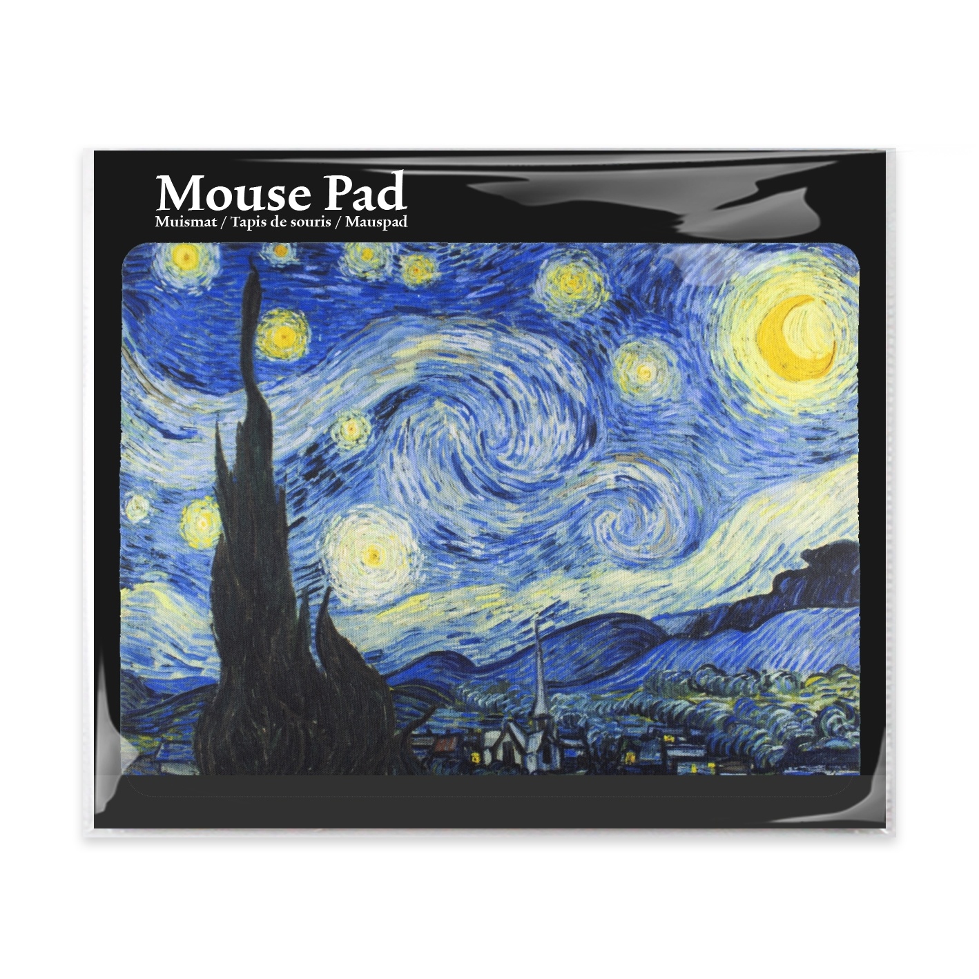 Tapis de souris décoratif Van Gogh - Tapis peinture - Univers souris