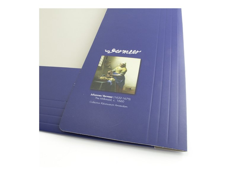 Porte-documents de portefeuille avec fermeture élastique, Vermeer, The Milkmaid