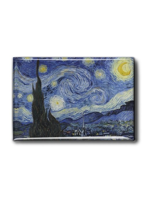 Koelkastmagneet, Sterrennacht, Vincent van Gogh