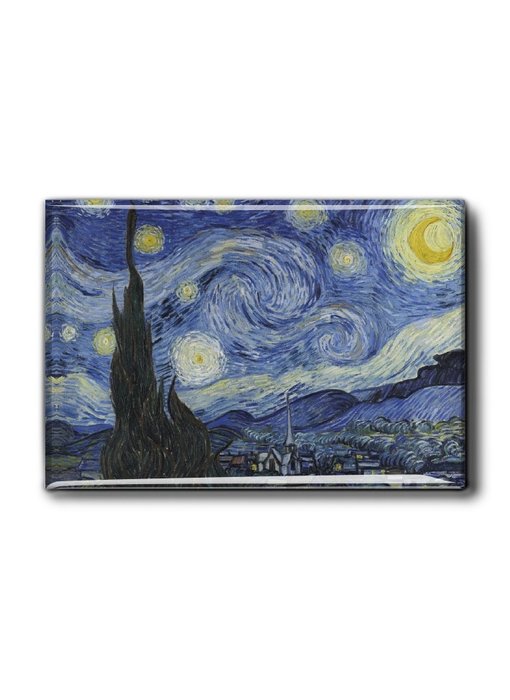 Magnet pour frigo, Nuit étoilée, Van Gogh