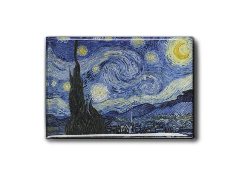 Imán de nevera, Noche estrellada, Van Gogh