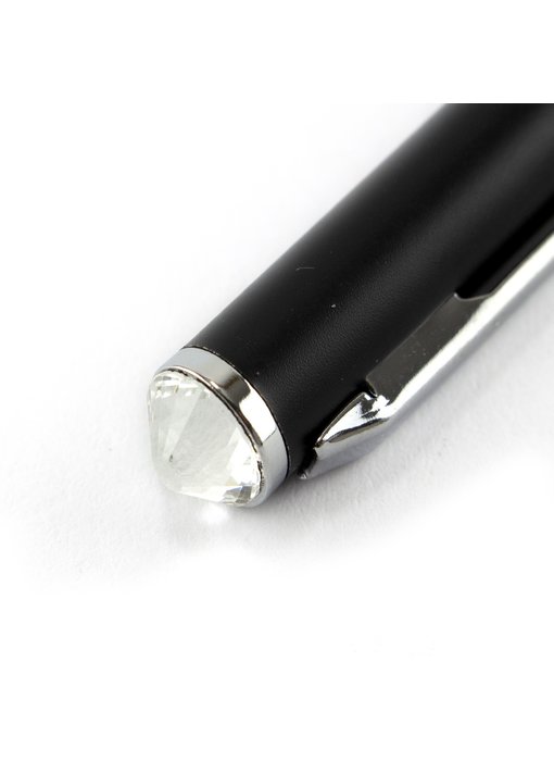 Black Ballpen,  with crystal