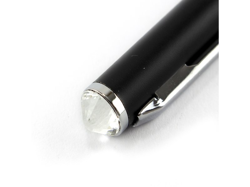 Black Ballpen,  with crystal