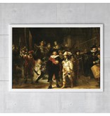 Affiche, 50x70, Rembrandt, La montre de nuit