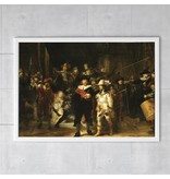 Plakat, 50x70, Rembrandt, Die Nachtwache