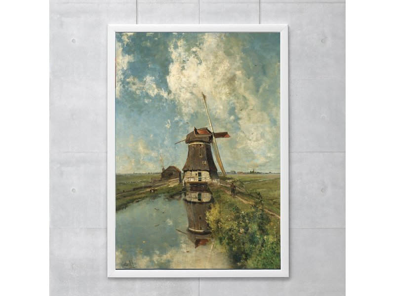 Poster, 50x70, Windmill "In the month of July", Gabriel