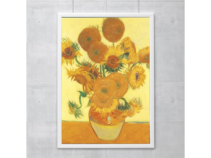 Cartel 50x70, Girasoles, Vincent van Gogh