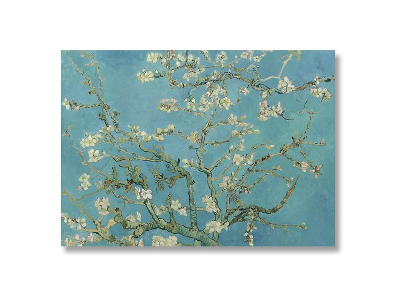 Cartel, flor de almendro, Van Gogh