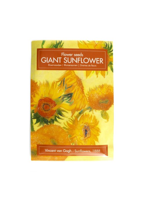 Seed Bag  Postcard, Sunflowers Vincent van Gogh