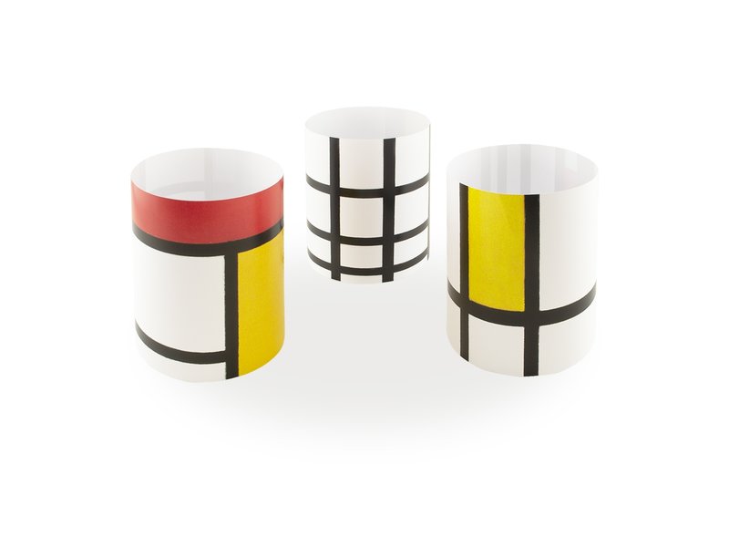 Candle shade, Mondrian