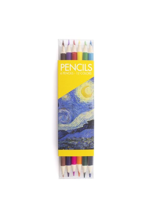 Colouring Pencil Flat Pack, Starry Night, Vincent van Gogh