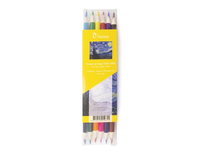 Colouring Pencil Flat Pack, Starry Night, Vincent van Gogh