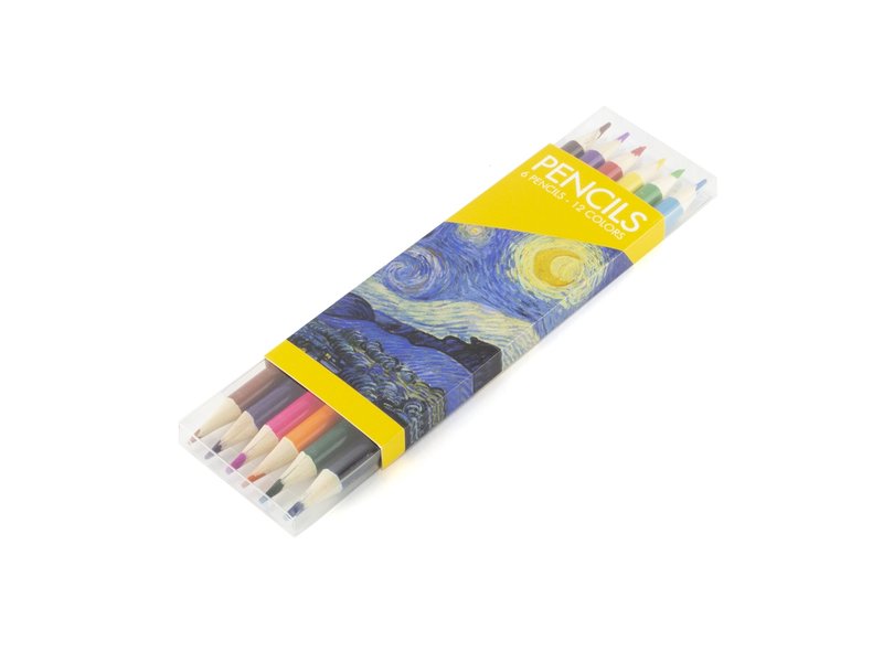 Colouring Pencil Flat Pack, Starry Night, Vincent van Gogh