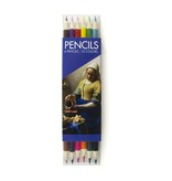 Set de lápices de colores, Vermeer, lechera