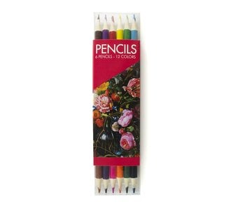 Colouring Pencil Flat Pack , De Heem, Vase with Flowers