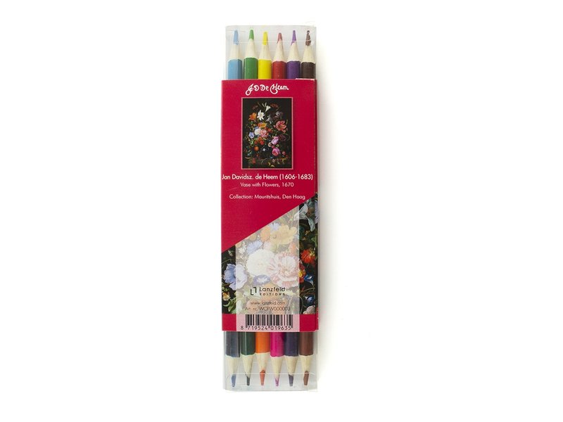 Colouring Pencil Flat Pack , De Heem, Vase with Flowers