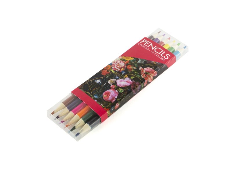 Colouring Pencil Flat Pack , De Heem, Vase with Flowers