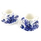 Espresso set , Delftware birds, Rijksmuseum