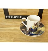 Espresso-set, Vermeer,  Das Milchmädchen,   Rijksmuseum