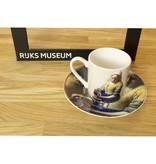 Espresso set, Vermeer, Milkmaid, Rijksmuseum