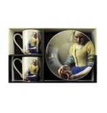 Espresso set, Vermeer, Milkmaid, Rijksmuseum