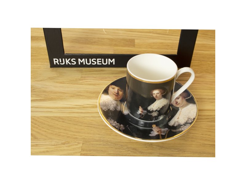 Espresso set , Marten & Oopjen Rembrandt, Rijksmuseum