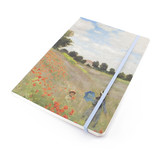 Cuaderno de tapa blanda, A5, Monet, Campo con amapolas