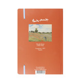 Cuaderno de tapa blanda, A5, Monet, Campo con amapolas