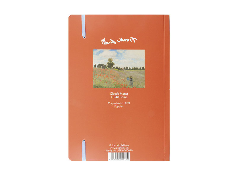 Softcover Book, A5, Monet, Field with poppies