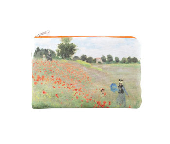 Beutel, Monet, Feld mit Mohnblumen
