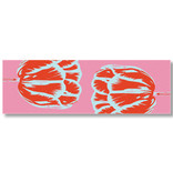 Foulard Tulipes ligne Pop Art Rose